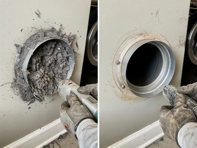 Professional clogged vent cleaning by Ipswich Dryer Vent Cleaning in Ipswich