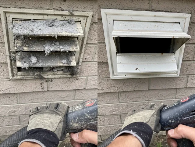 Professional dryer exhaust vent cleaning by Ipswich Dryer Vent Cleaning in Ipswich