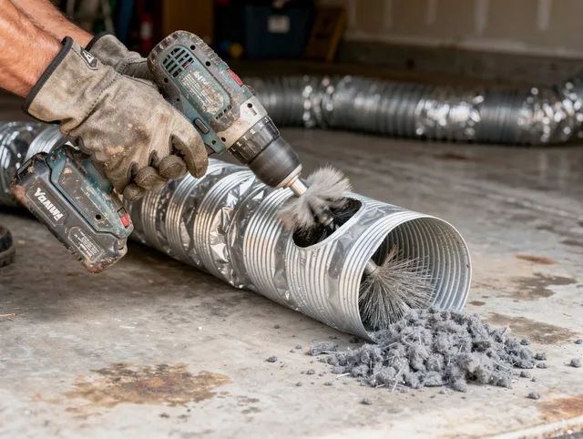 Professional duct cleaning by Ipswich Dryer Vent Cleaning in Ipswich